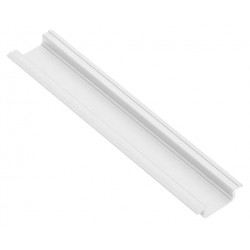  Profil aluminiowy LED z kołnierzem GLAX biały 2 m (wpuszczany)
