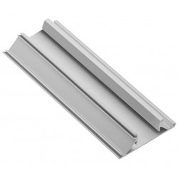 Profil aluminiowy LED przegrodowy, nabijany GLAX silver L-3 m