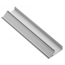 Profil aluminiowy LED cokołowy, nabijany GLAX silver L-3 m