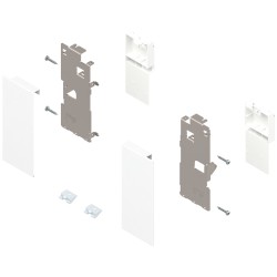 Mocowanie frontu LEGRABOX (białe) , wys. K, do szuflady wewnętrznej, lewe/prawe