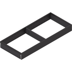 AMBIA-LINE Ramka czarna do LEGRABOX szuflady standardowej 500/200