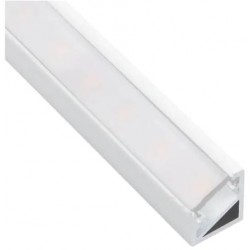 Profil aluminiowy, narożny do LED alu 2m klosz mleczny
