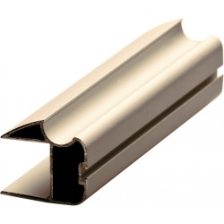 Profil aluminiowy, rączka WENUS brąz 18 mm L-2,7 m